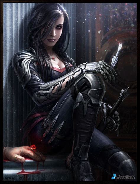 Female Assassin Armor Female Assassin And Hunter Tiefling Ideas For
