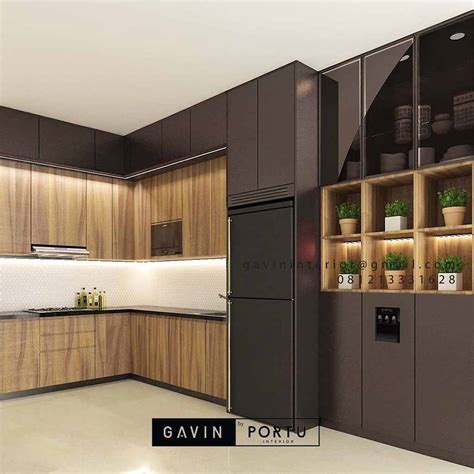 kitchen set hpl  dapur minimalis modern