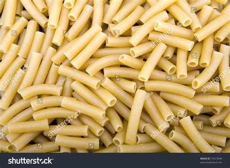 Raw Ziti Pasta Noodles Closeup Macro Stock Photo 77673946 Shutterstock