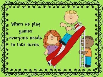(intransitive) of two or more people, to do the same thing one after another, taking one another's place alternately. Social Story: Taking Turns During Games by Lou's Corner | TpT