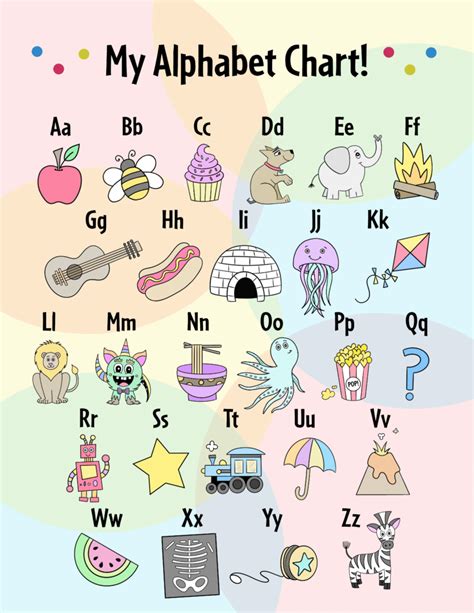 Free Printable Alphabet Chart ⋆ The Hollydog Blog