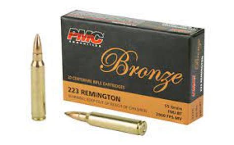 Pmc Bronze 223rem 55 Grain F Cape Gun Works