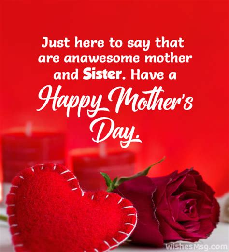 100 Heartfelt Mother S Day Wishes For Your Sister Wishesmsg