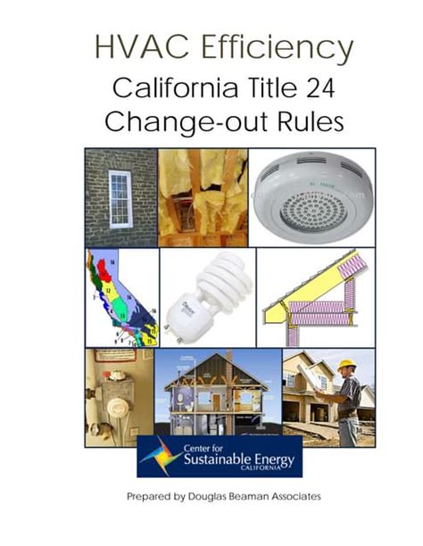 Hvac Efficiency California Title 24 Change Out Rules Pdf