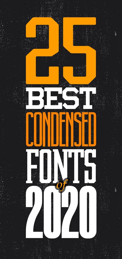 Best Condensed Fonts Of 2020 Fonts Graphic Design Junction