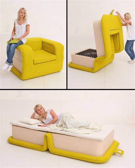 The Flop Is A Multi Functional Arm Chair That Instantly Turns Into A Bed Sofa Bed Furniture