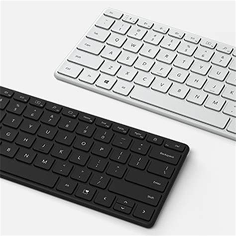 Microsoft Designer Bluetooth Compact Keyboard Matte Black 21y