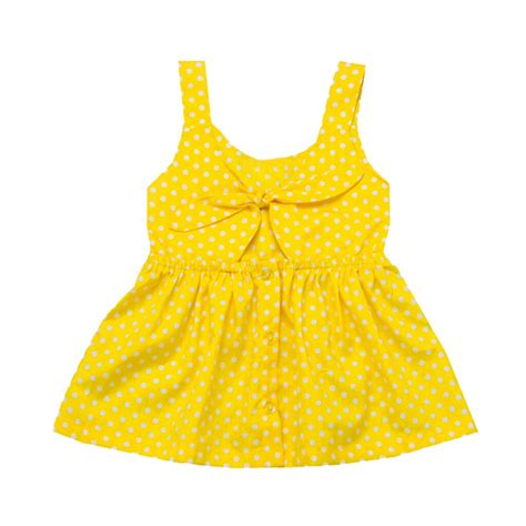 Perimedes 아기 소녀 드레스 옷 여름 유아 아기 소녀 민소매 도트 인쇄 조끼 Bowknot 드레스 옷 Roupa