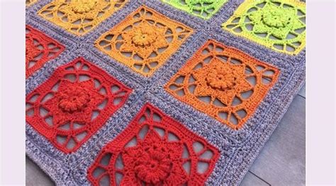 Super Sunset Crochet Blanket Free Crochet Patterntutorial The