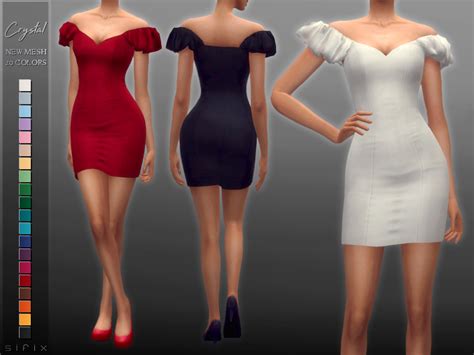 Sifixcc Crystal Dress Download Tsr Base Game