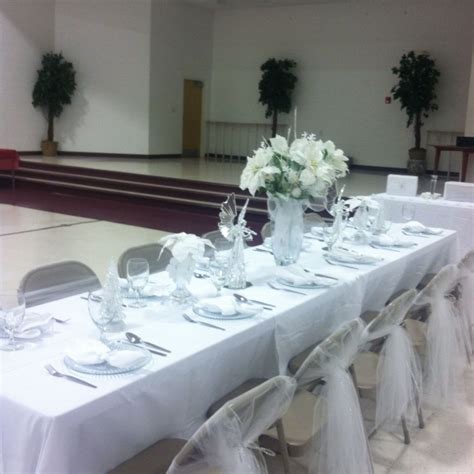 A Table Set Up For A Formal Function