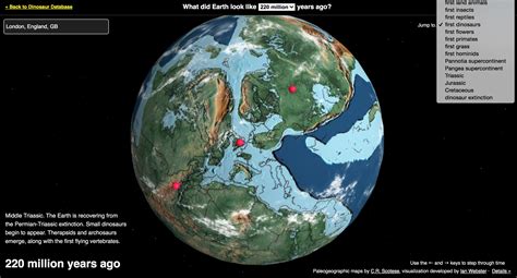 Find Your Town Million Years Ago With Mind Blowing Earth Map When