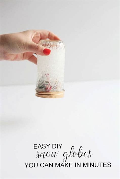 25 Diy Snow Globe Ideas With Pictures Diy To Make