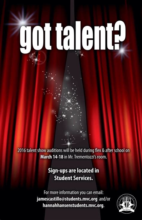 Talent Show Poster Designs