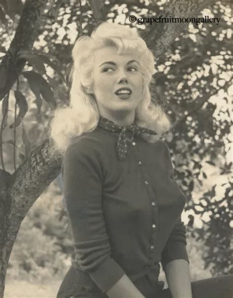 Vintage Bunny Yeager 1950s Self Portrait Photograph Naughty Blonde Sweater Girl 6800 Picclick