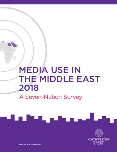 Media Use In The Middle East 2018 A Seven Nation Survey Northwestern