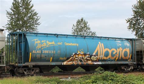 Canadian Freight Railcar Gallery Alnx 396032 Rail Car Train South