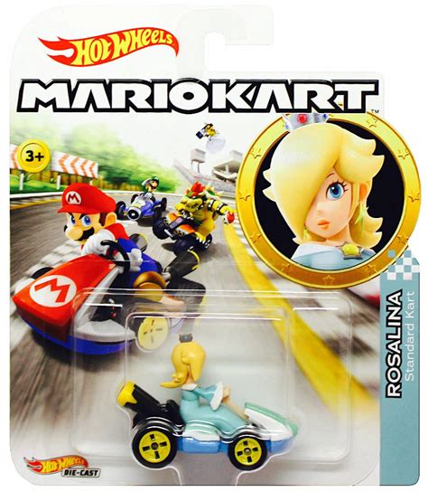 Hot Wheels Mario Kart Rosalina 164 Diecast Car Standard Kart Mattel