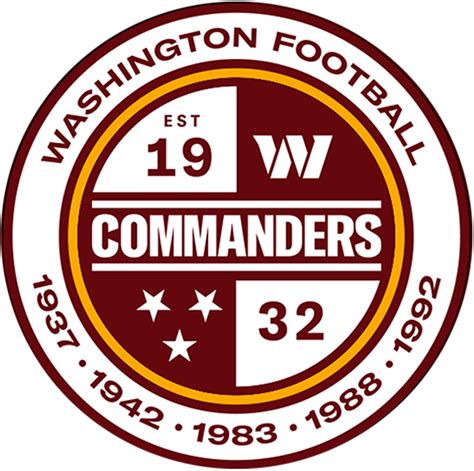 Washington Commanders Logo Alternate Logo National Football League