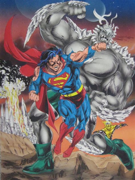 Superman Vs Doomsday In Doyle K Daviss Injustice Gang Dc Villains