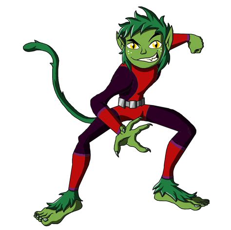 Dc New Teen Titans Beast Boy By Moheart7 On Deviantart