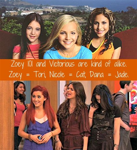 Image Victorious And Zoey 101 Similarities Victorious Wiki Wikia
