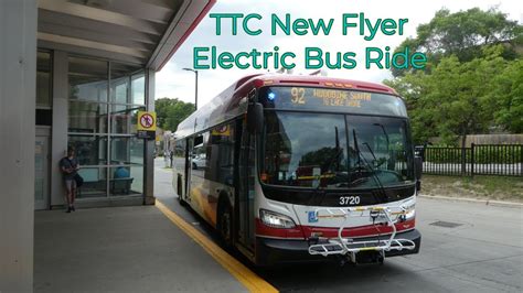 Toronto Ttc New Flyer Xe Electric Bus Ride On Route Woodbine South Youtube