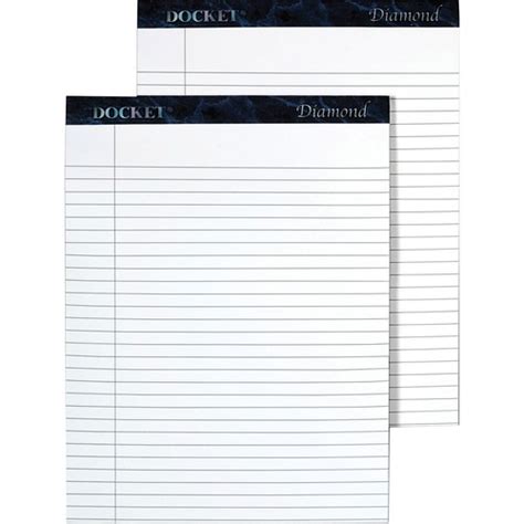 Tops Docket Diamond Notepads Letter Legal And Jr Pads Tops Products