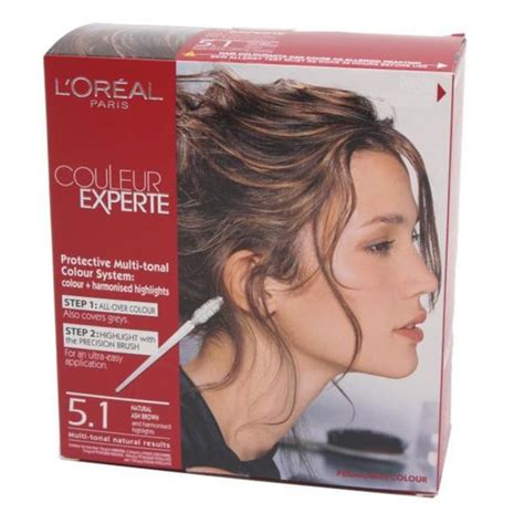 Shop L Oreal Couleur Experte Express Truffle Medium Ash Brown 5 1 Dual Hair Color Kit Free