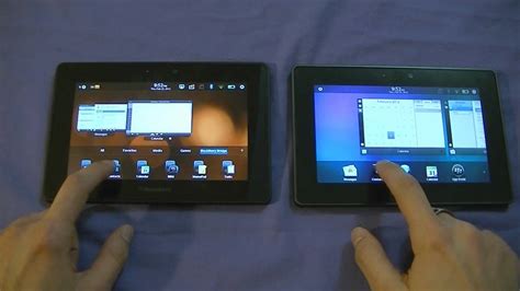 blackberry playbook os 1 0 vs 2 0 comparison and new things youtube