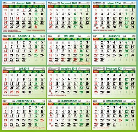 Gaya Terbaru 20 Kalender 1993 Lengkap Jawa