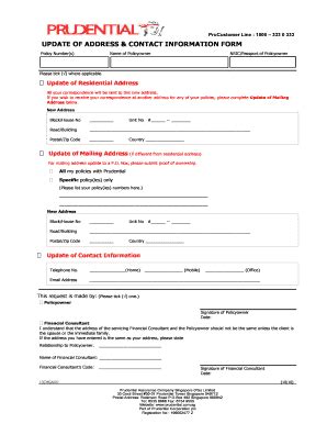 Get your critical illness faster. Prudential Singapore Surrender Form - Fill Online ...