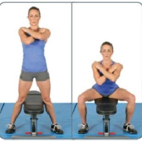 Box Squat By Janice C Exercise How To Skimble Workout Trainer