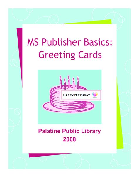 8 Microsoft Publisher Birthday Card Templates Sampletemplatess