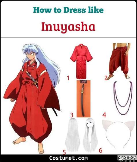Inuyasha Costume For Cosplay And Halloween