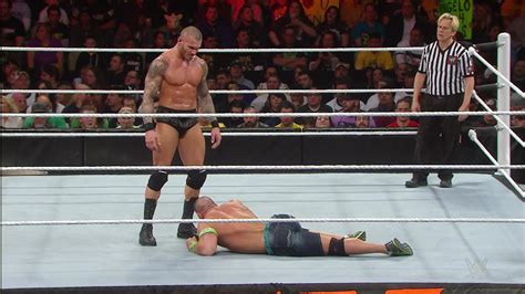 John Cena Hits Randy Orton With An Rko Royal Rumble 2014 January 26
