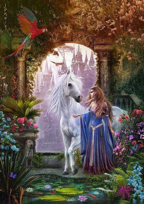 Beautiful Unicorn Pictures Unicorn And Fairies Fantasy Creatures