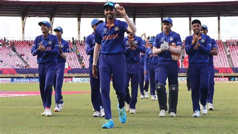 Under 19 World Cup 2022 Yash Dhull Bowlers Help India Start With Win
