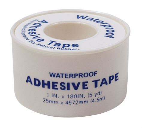 Medique First Aid Tape White Waterproof Yes 1 In Width 5 Yd Length