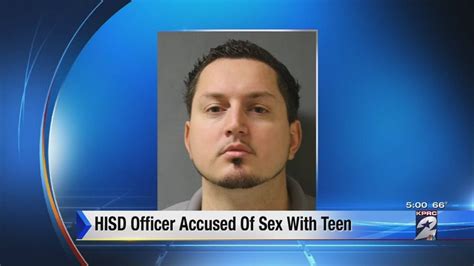 Hisd Officer Accused Of Having Sex With Teenager Youtube