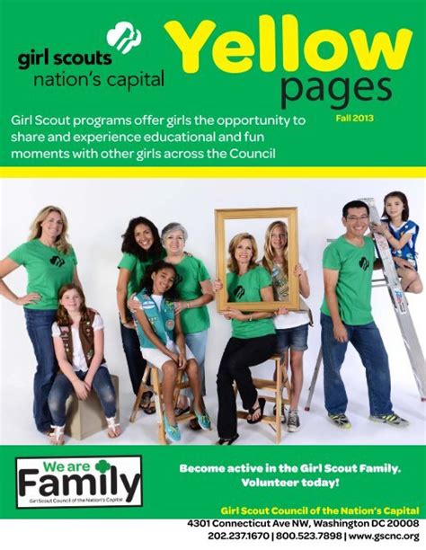 Yellow Pages Girl Scout Council Of The Nations Capital