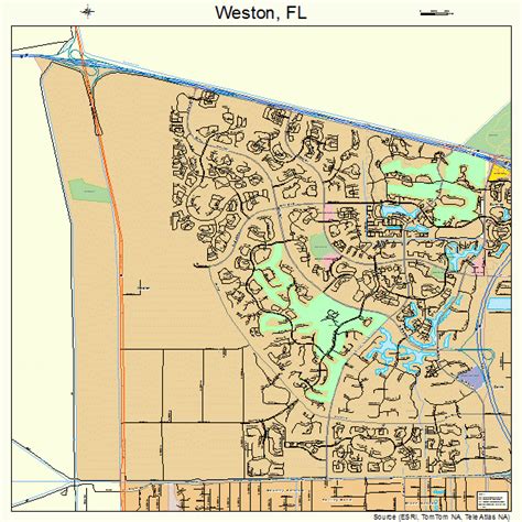 27 Map Of Weston Florida