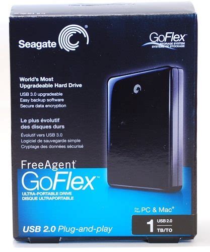 Seagate Freeagent Goflex Ultra Portable Drive And Esata Upgrade Cable