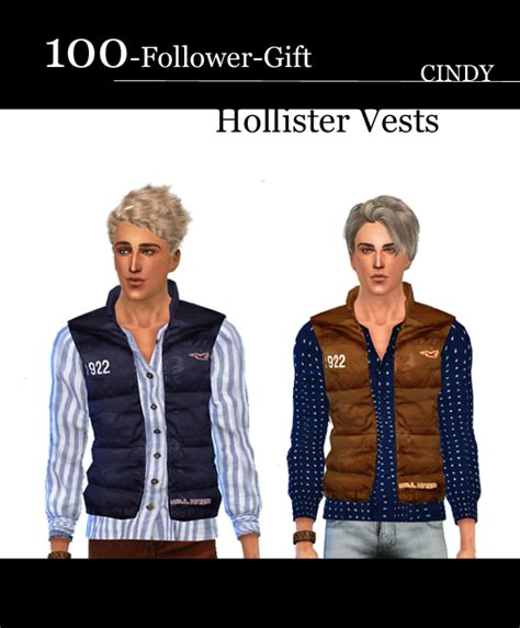 2 Vests For Males Sims 4 Male Clothes