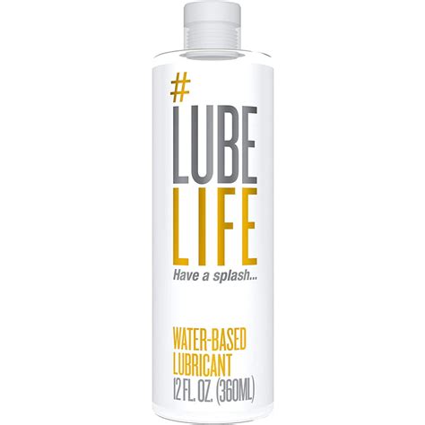 lubelife lubricants water based personal lubricant 12 fl oz sex lube for men women and couples