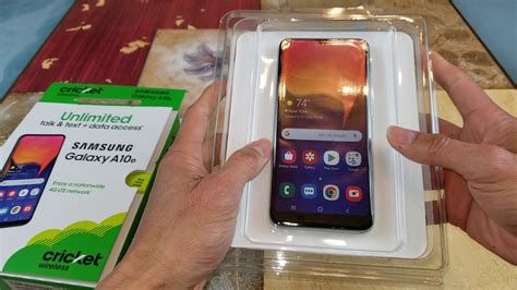 Unboxing Samsung Galaxy A10e Cricket Wireless Smartphone And Features