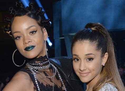 Ariana Grande Asks Rihanna To Drop An Album After She Broke Her Spotify Record Celebrity Insider