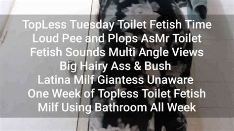 Topless Tuesday Toilet Fetish Time Loud Pee And Plops Asmr Toilet