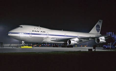 A Pan Am Boeing 747 100 N653pa Clipper Ship Jet Age Pan American