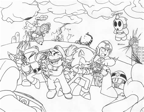 71 Mario And Sonic Coloring Pages Just Kids
